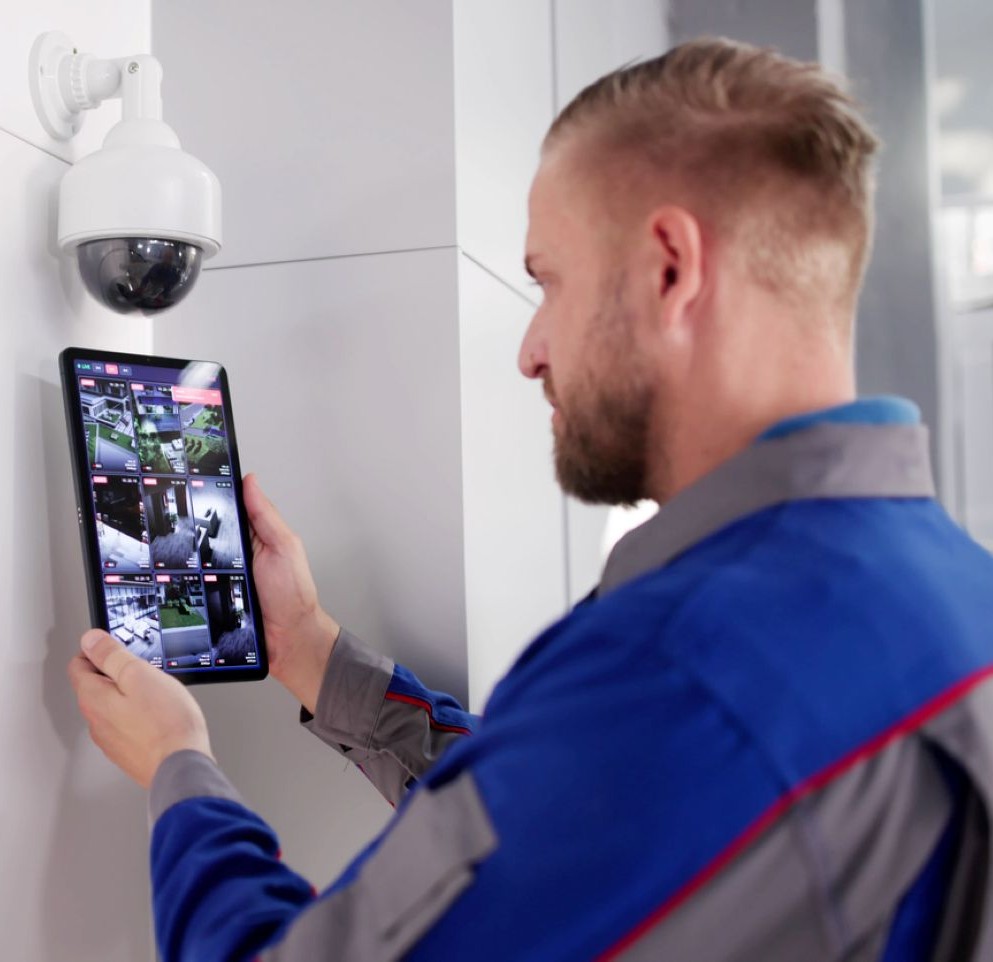 Servicing a commercial building image
